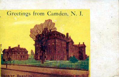 Early Greetings from Camden NJ postcard