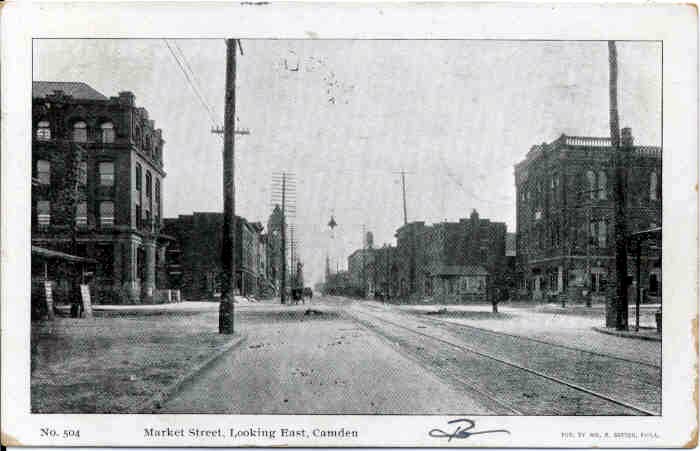 Market Street, Looking East Camden — photo taken from west of 3rd Street