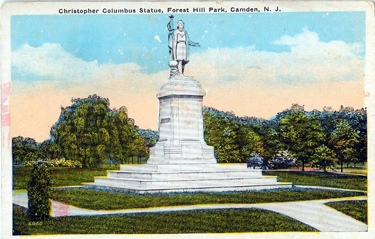 Christopher Columbus Statue, Forest Hill Park, Camden NJ
