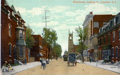 Broadway looking South from Benson Street