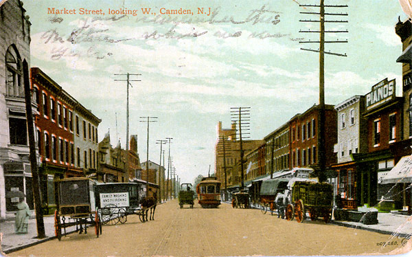Market Street looking west from 6th Street