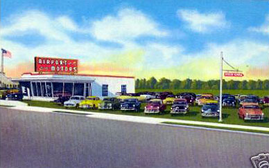 Airport Motors Used Cars, 1940s-1950s