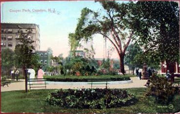 Cooper Park, looking northeast from Front Street, circa 1907