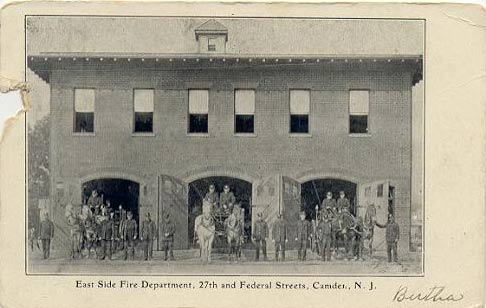East End Fire Department, 27th and Federal Street, 1907