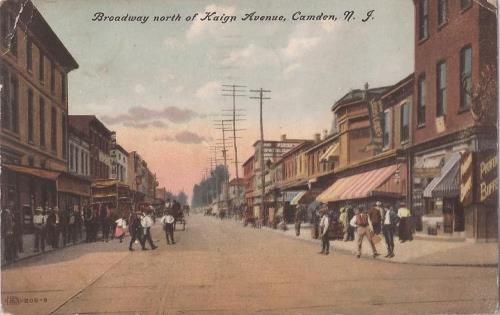 Broadway looking North from Kaighn Avenue, circa 1910