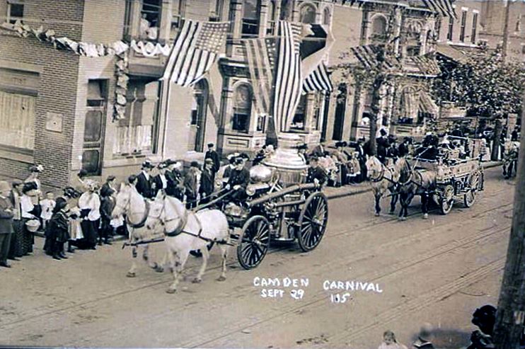 Camden Fire Department, photograph taken before 1918