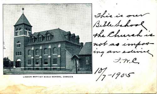 Linden Baptist Bible School, 1905