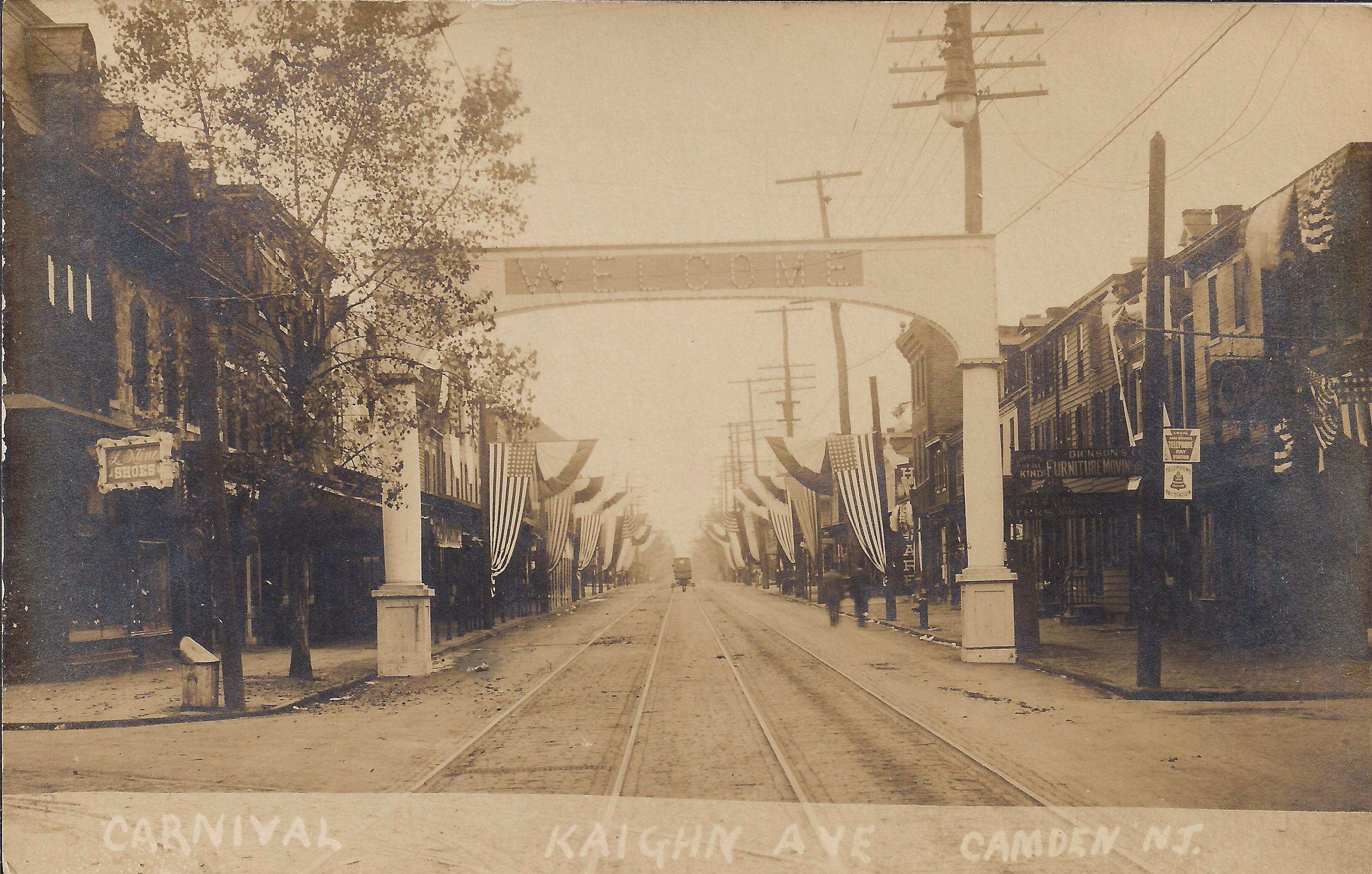 Kaighn Avenue East of South 4th Street, 1908 Carnival