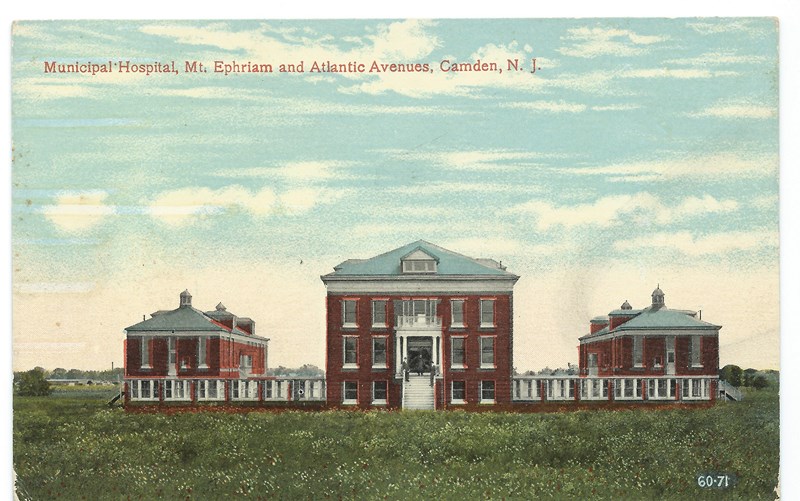 Municipal Hospital, Camden NJ, circa 1915