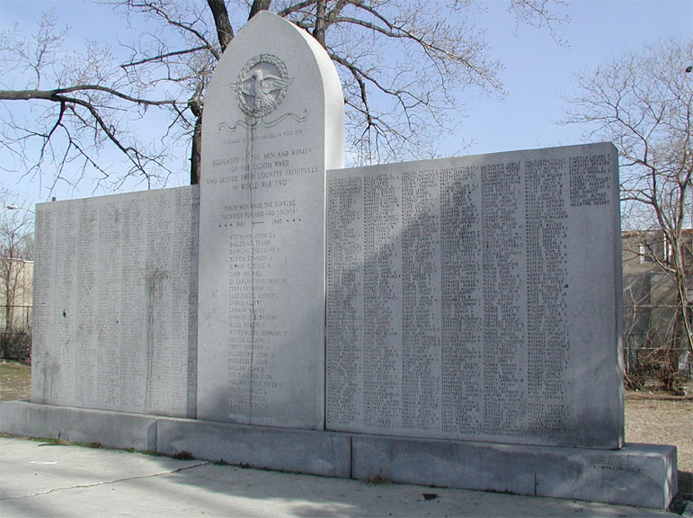 8th Ward World War II Memorial, Camden NJ