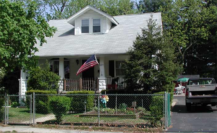 The Reagle home mid-block on East Maple Avenue, Lindenwold