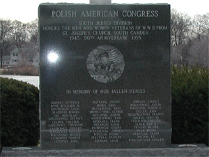 Polish Heroes Memorial, Pennsauken NJ