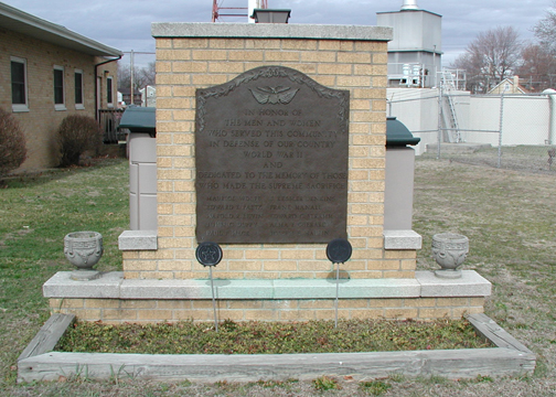 Delaware Gardens Fire Company War Memorial, Pennsauken NJ