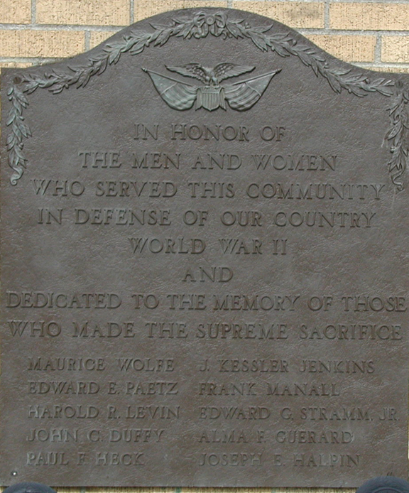 Delaware Gardens Fire Company War Memorial, Pennsauken NJ