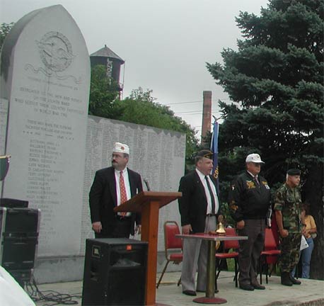 Sean McCormack, Phil Cohen, Rev. Guenther Fritsch, Colonel John Rawley