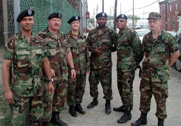 Soldiers from US Army National Guard