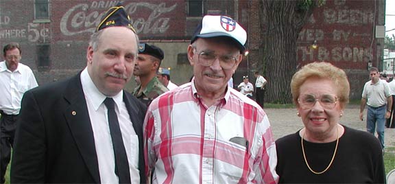 Phil Cohen, Rohna Survivor Aaron Weber & his wife, Lucille Weber