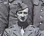 Private Eugene Pawlik, detail from group photograph