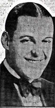 Billy Hays portrait, Camden Courier-Post, August 1936