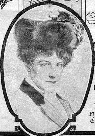 Emma Janvier — from the sheet music 'Perfectly Terrible', 1908