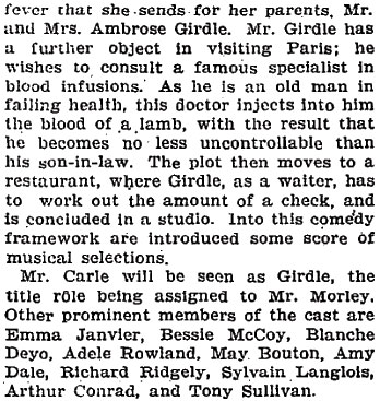 The Spring Chicken — New York Times, October 7, 1906, column 3