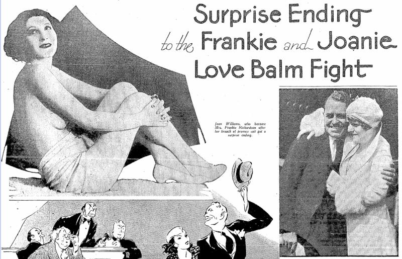 Seattle Daily Times — December 24, 1933 — breach of promise article, column 1