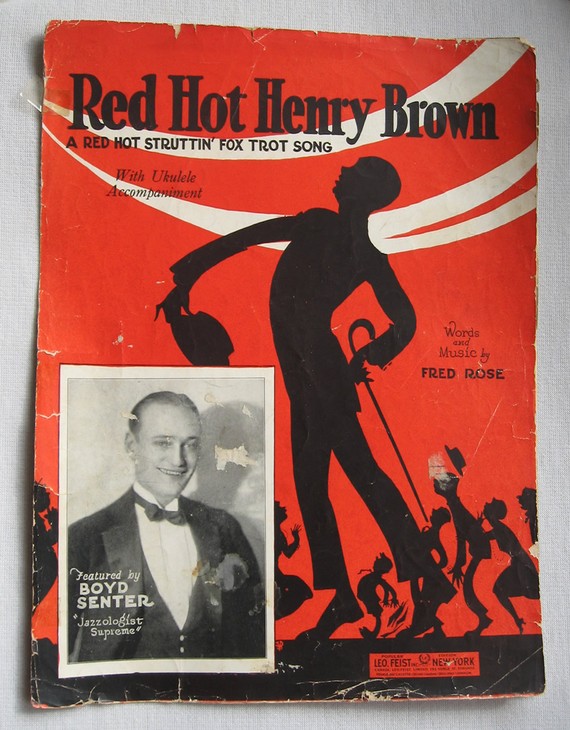 Red Hot Henry Brown — sheet music cover