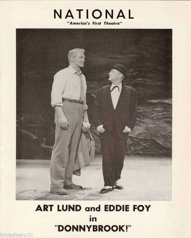 Art Lund and Eddie Foy in Donnybrook!, National Theatre, 1961