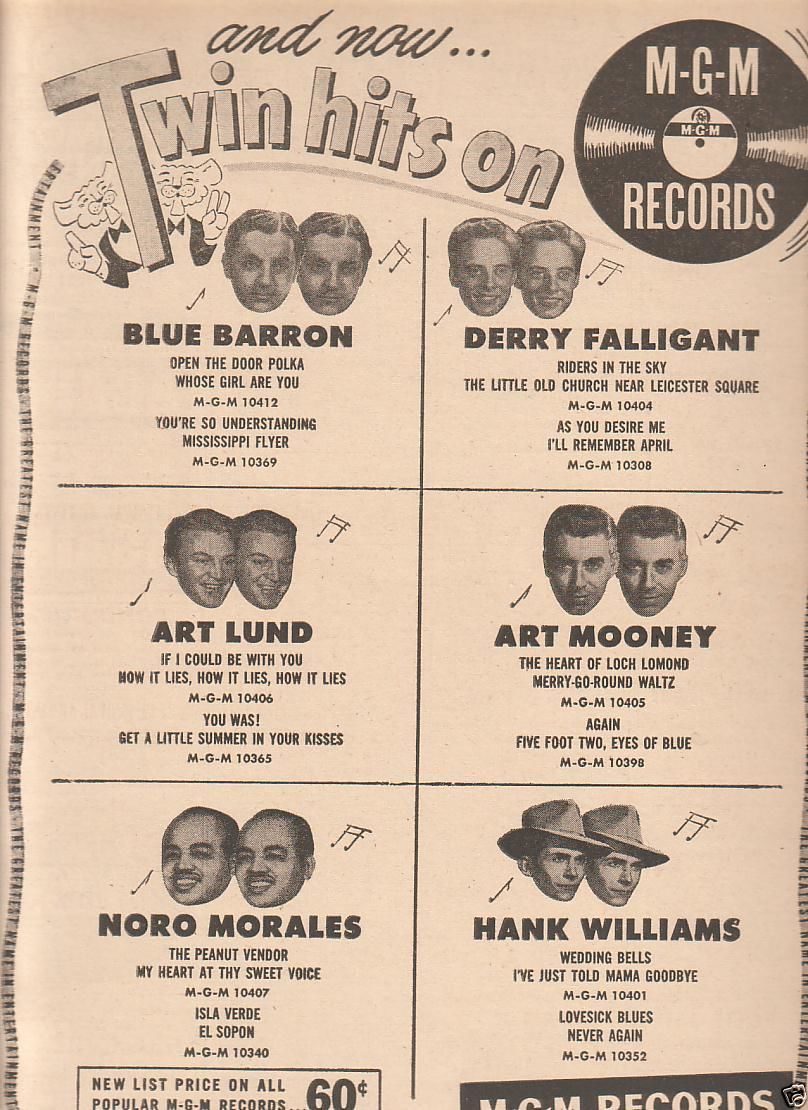 Art Lund, MGM Records, 1949