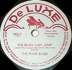 De Luxe Records 1004-B: The Blues Can Jump by The Four Blues