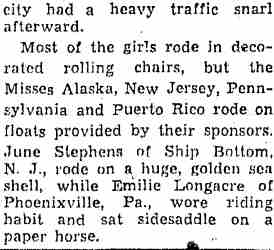Real Rivalry Opens Tonight For Beauties — Trenton Evening Times, September 6, 1950, column 2