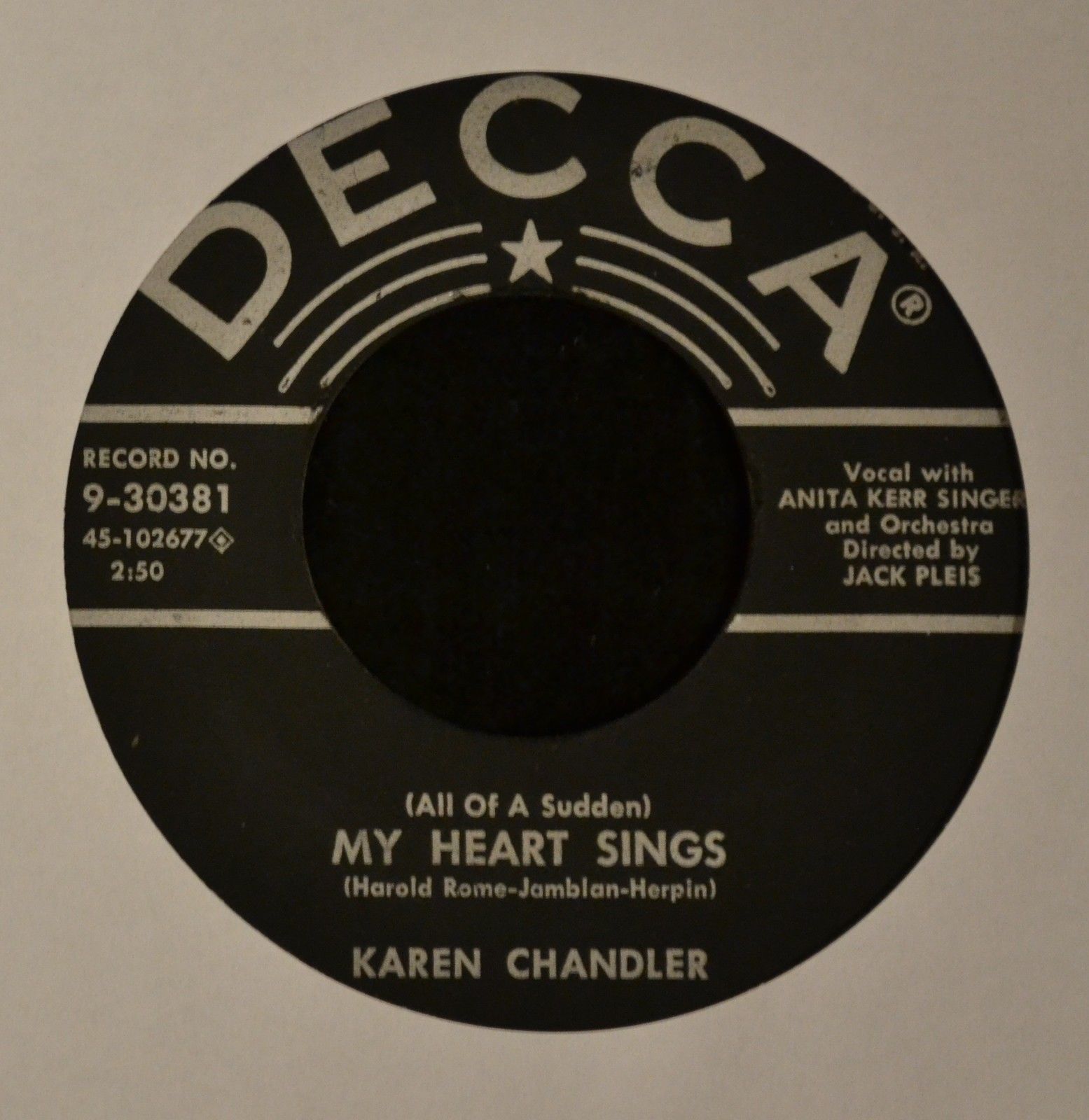 Karen Chandler — All of a Sudden My Heart Sings