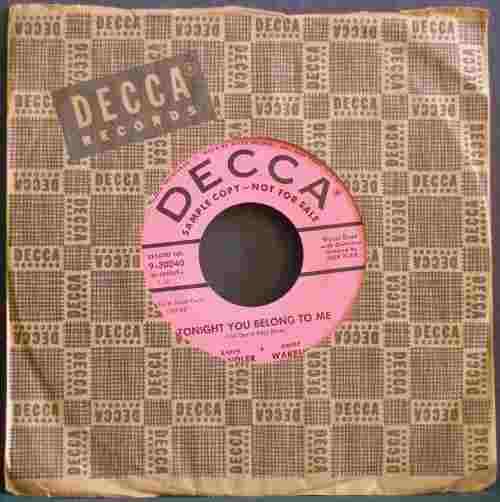 Karen Chandler — Crazy Arms, 1956, duet with Jimmy Wakely