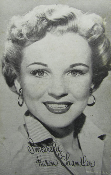 Karen Chandler — promotional card