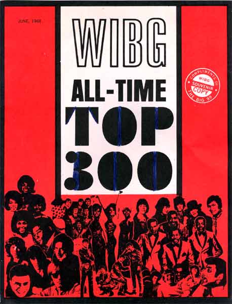 WIBG 99 AM Top 300 booklet, page 1