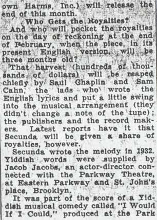 Camden Courier-Post article, column 2